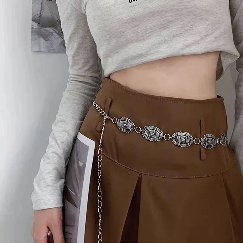 Ethnic Boho Fashion - إكسسوارات سلسلة الخصر ذات الطراز العرقي،