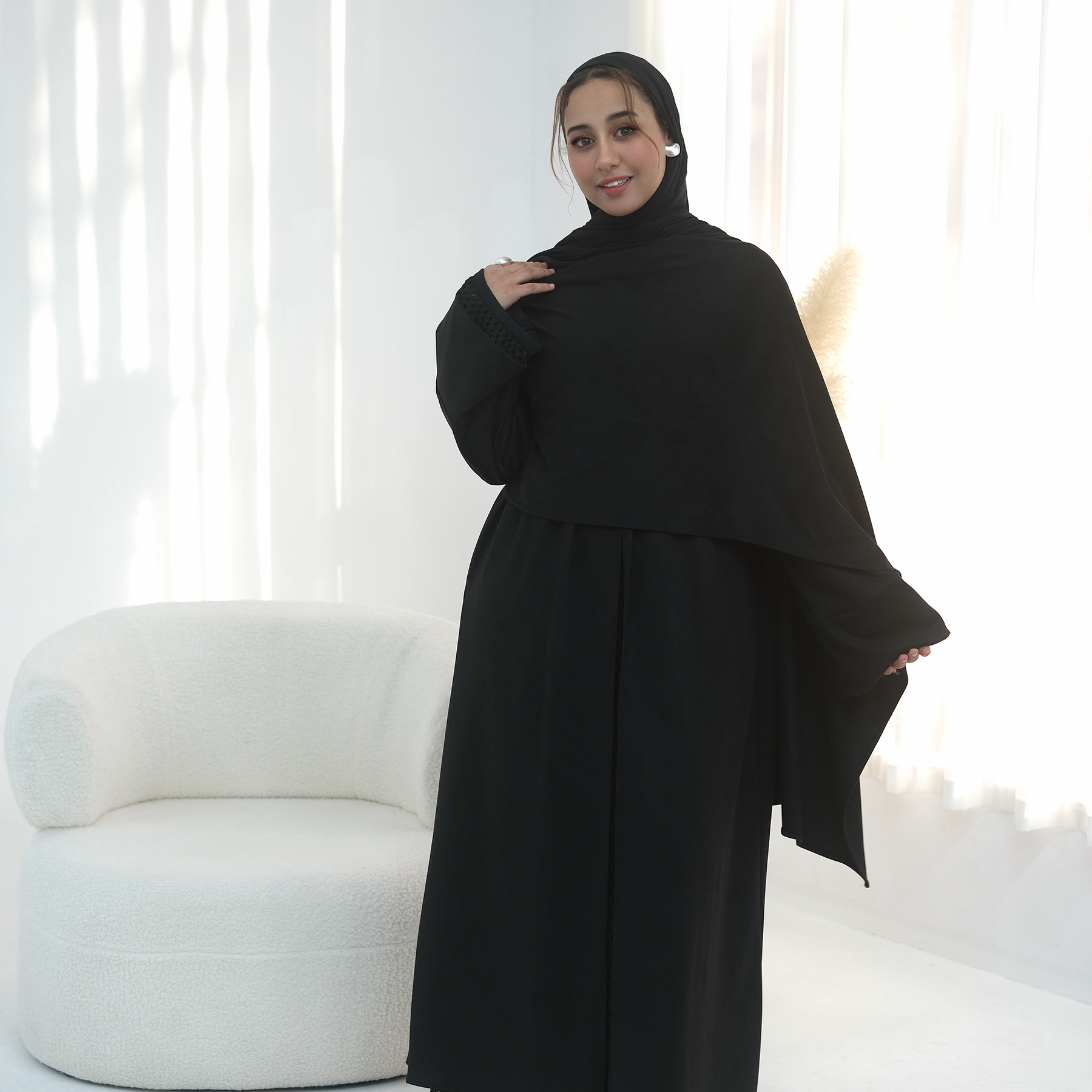 عباية مفتوحة من الأمام لعام 20 - مراجعة Jalabiya Women Arabic وسعره