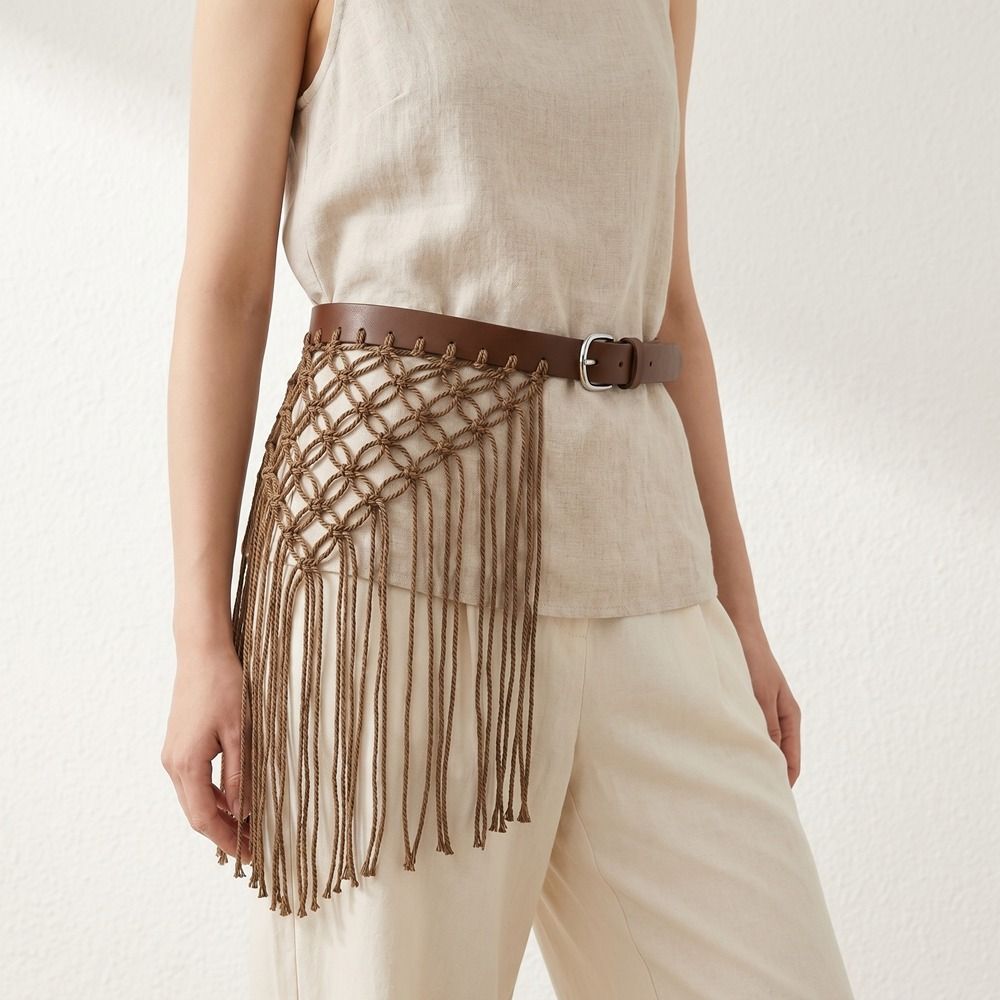 أحزمة خصر كاجوال بنمط Y2K مع ش - مراجعة Ethnic Boho Fashion وسعره