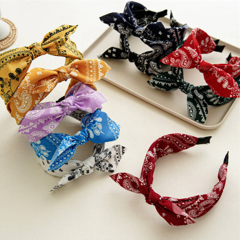 بوهو القوس طباعة Headbands للن - مراجعة Ethnic Fashion Accessories وسعره