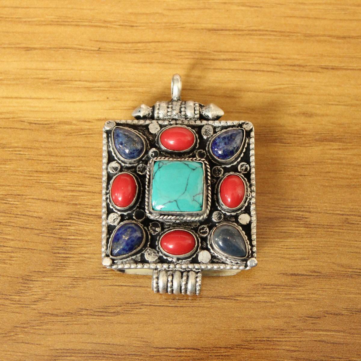 PN257 العرقية التبتية الفضة مع - مراجعة Ethnic Fashion Store وسعره