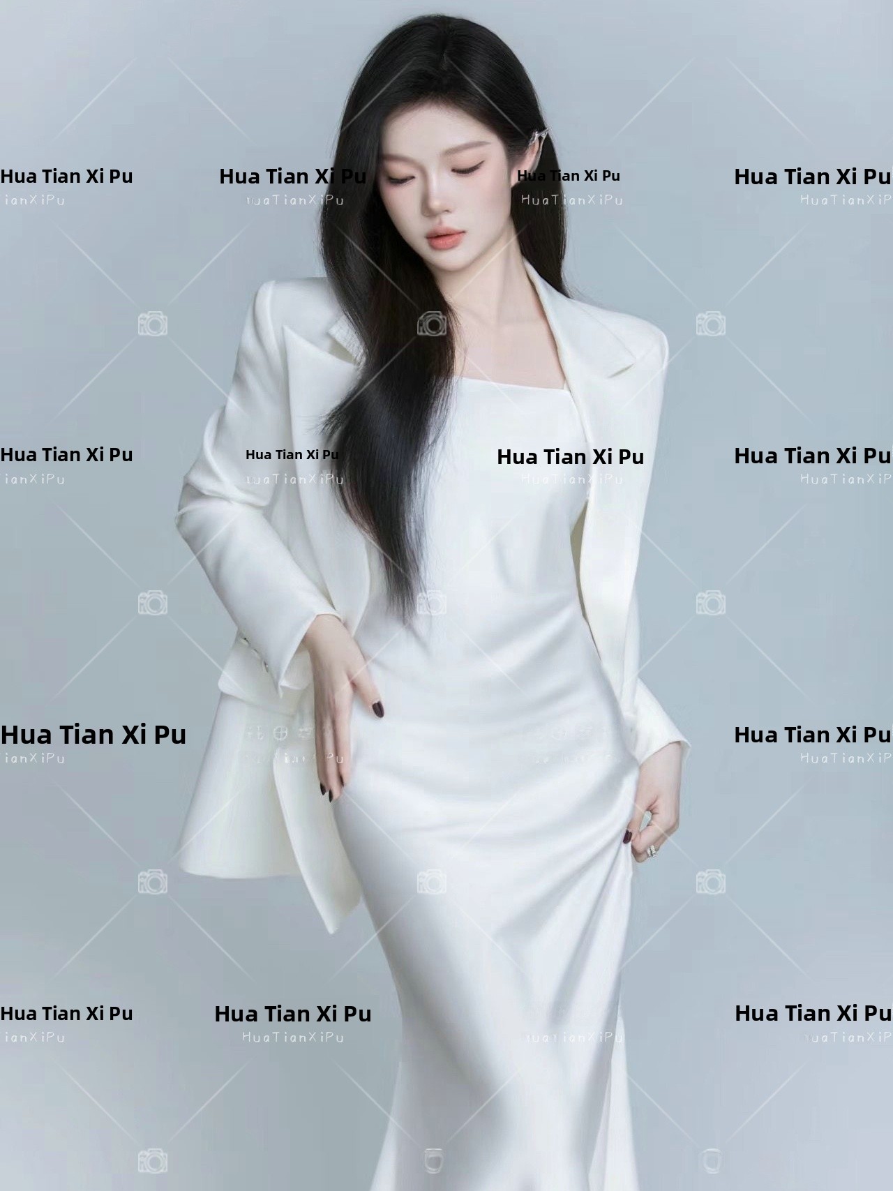 24 Studio جديد طقم أبيض بتصميم - مراجعة Ethnic Fashion Images وسعره