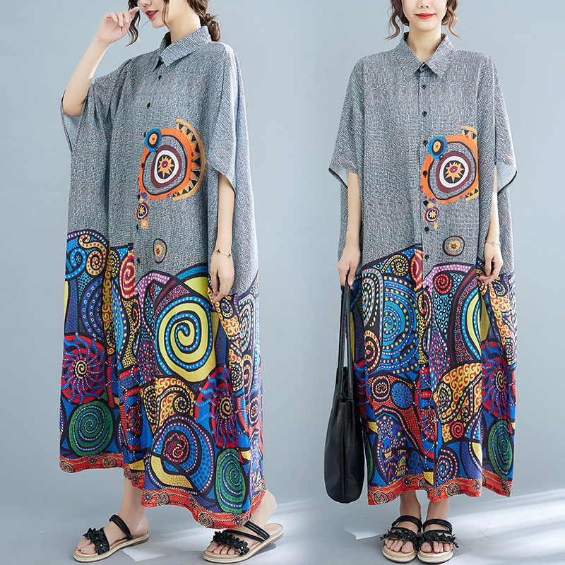 فستان هندي باكستاني للنساء الب - مراجعة Ethnic Boho Fashion وسعره