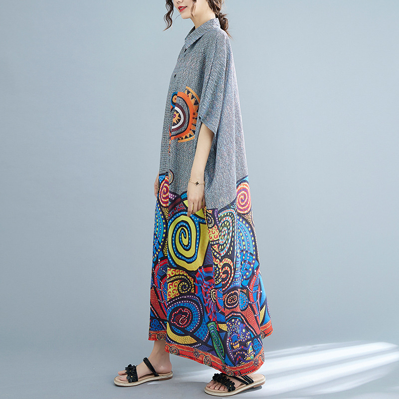 فستان هندي باكستاني للنساء الب - مراجعة Ethnic Boho Fashion وسعره