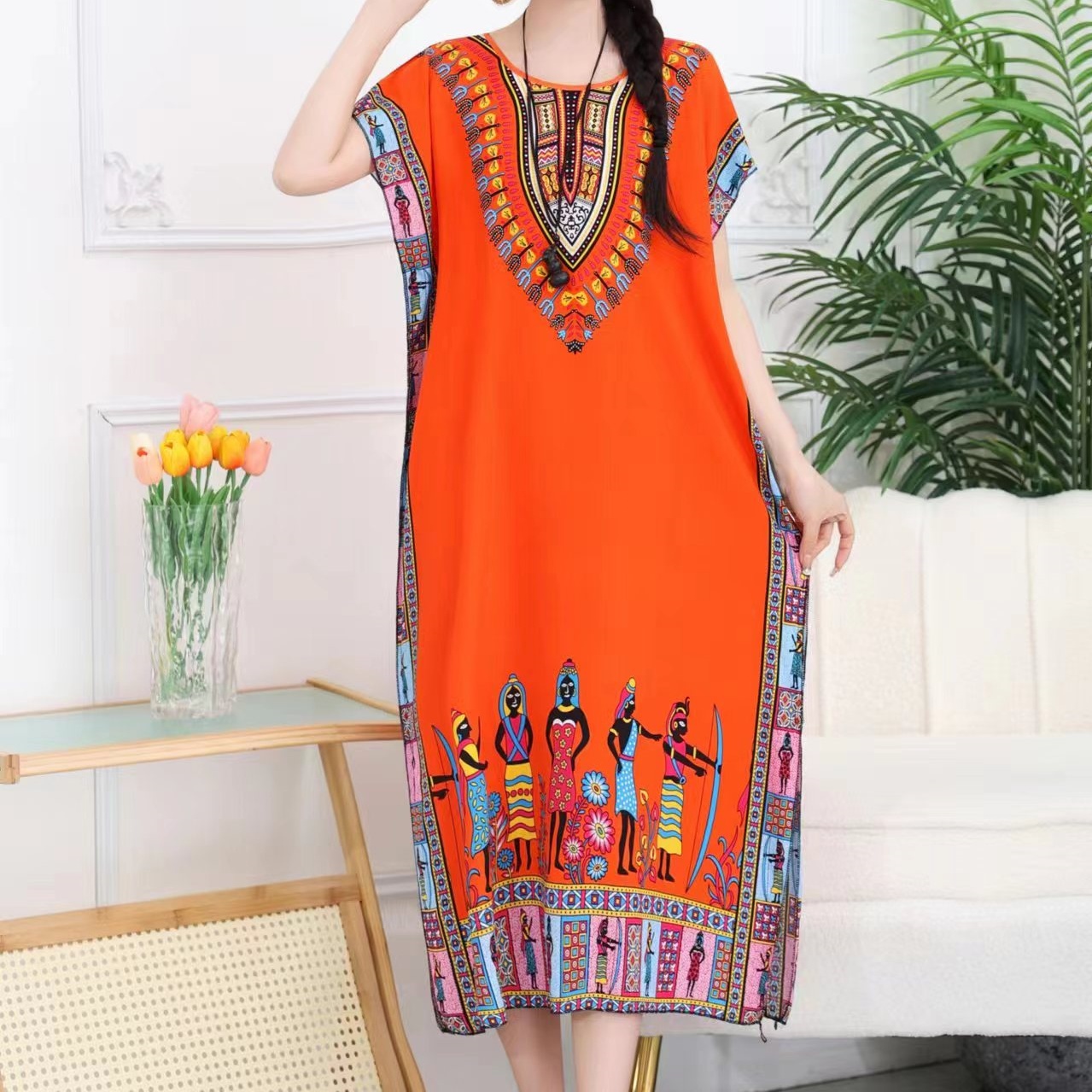عارضة أنيقة البوهيمي المطبوعة  - مراجعة Ethnic Boho Fashion وسعره