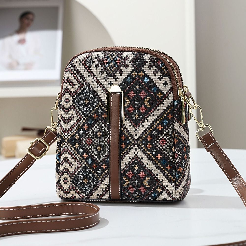 حقيبة هاتف مطبوعة على الطراز ا - مراجعة Ethnic Boho Fashion وسعره